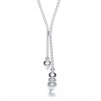 925 Sterling Silver Tassle Necklace